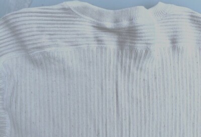 Langarm-T-Shirt geripptes Top 100 % Baumwolle Scandi Schweden Sweatshirt Neu Vintage