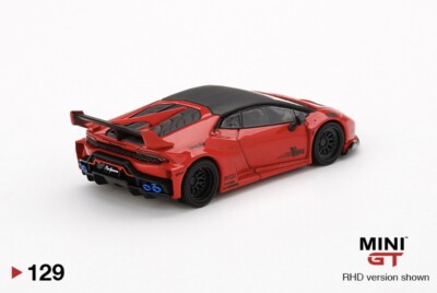 Mini GT 1⁄64 #129 LB WORKS Lamborghini Huracan GT Rosso Mars | eBay UK