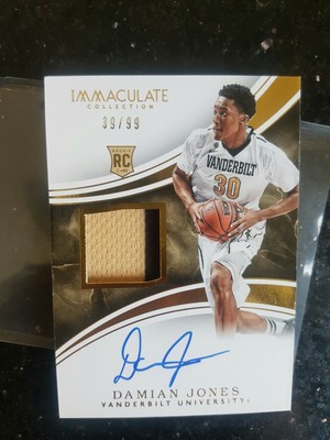 Immaculate Basketball Damian Jones College Rpa 39 99 Ebay