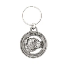 Creative Pewter Designs Amstaff Terrier Dog Pewter KeyChain, Key Fob, D012KC