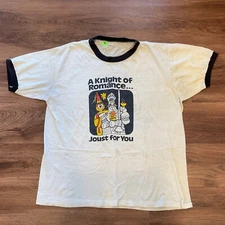 Vtg 70's Best Western Hotel Chain T Shirt "A Night Of Romance...Joust for You"
