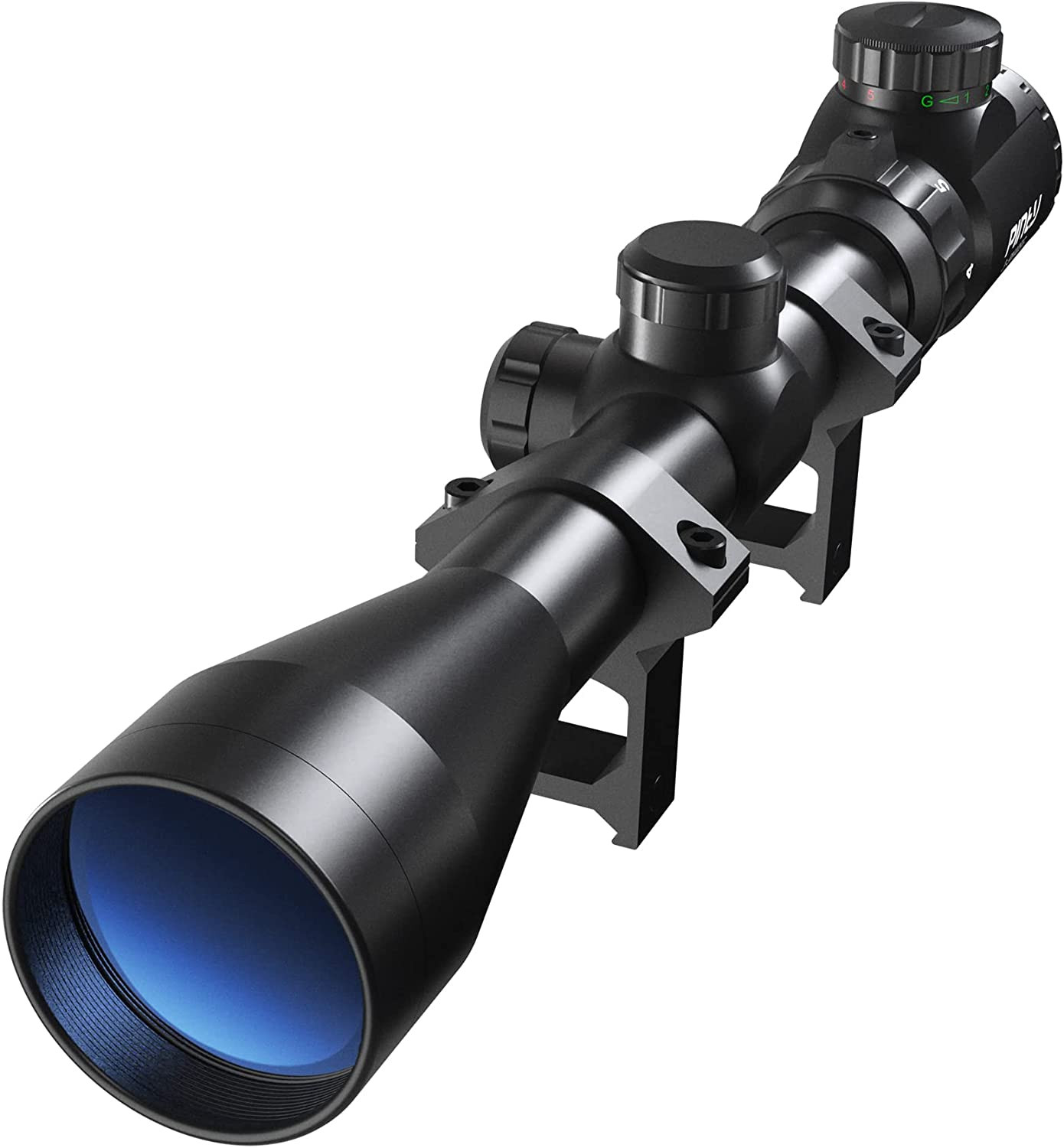 Air Rifle Scope Night Vision, Airsoft Sniper, Pellet Gun, BB Blue Reticle 3-9X40