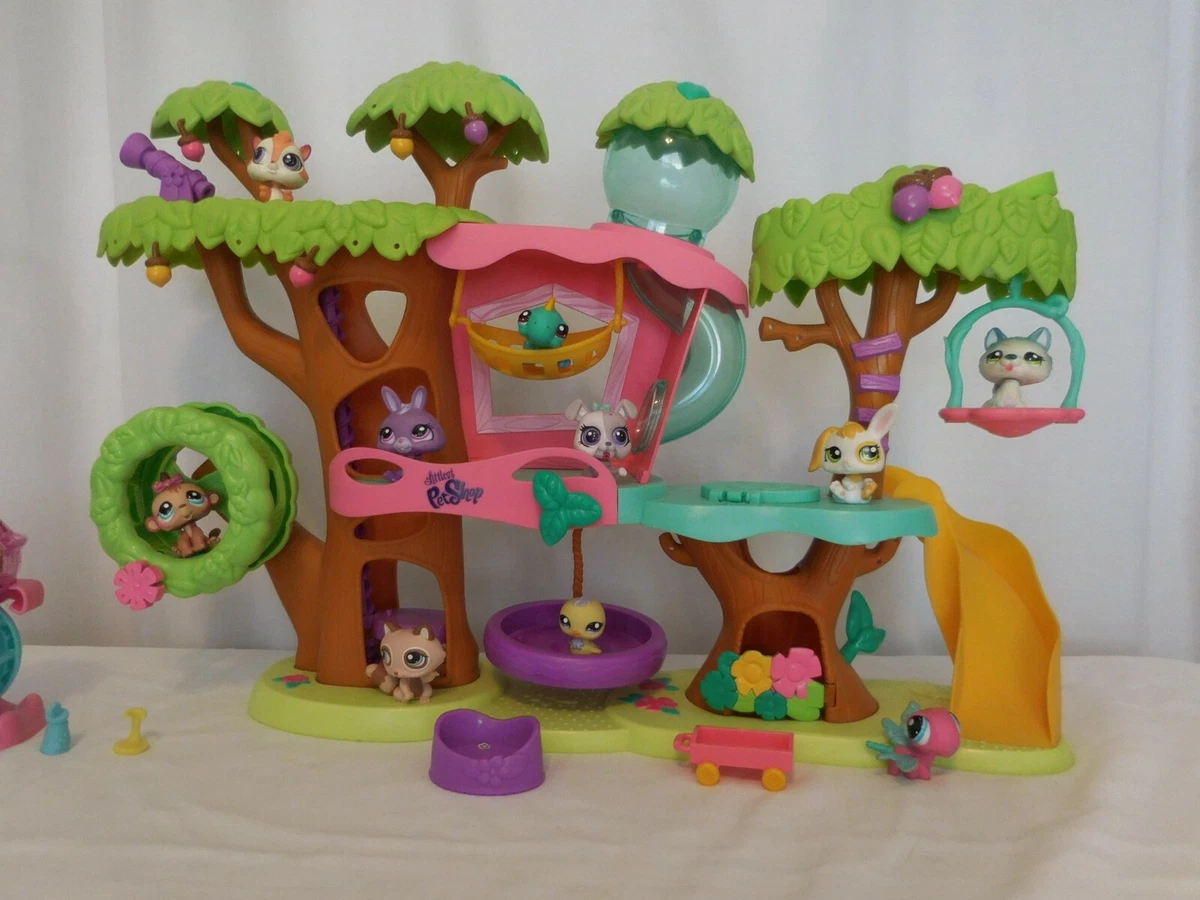 LPS Littlest Pet Shop Magic Motion Tree House Juego Mascotas y
