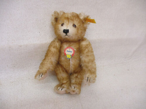 x-80195 Steiff Teddy Bear Petsy Soft Clogged L:approx.170mm - Picture 1 of 4