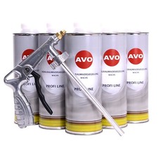 AVO Hohlraumversiegelung hohlraumwachs konservierung 9x1 Liter 1 Pistole A100204