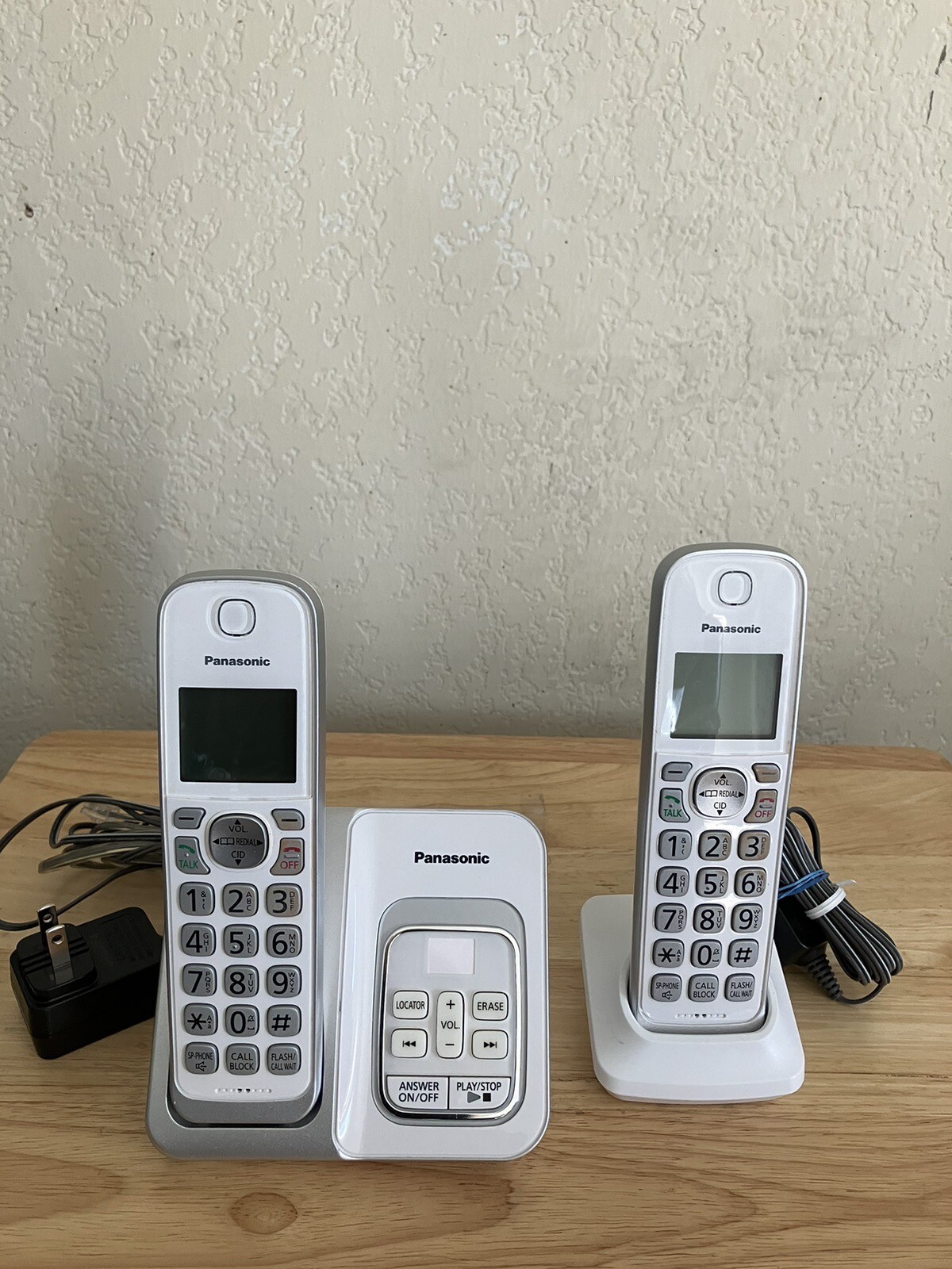 Panasonic KXTGD532W 2Handset Cordless Phone with Digital Answering
