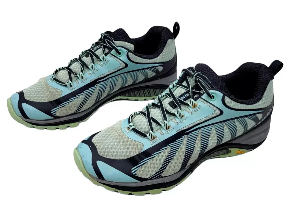 SAOLA Merrell Siren Edge 3 scarpa da donna 9 stringata escursionismo trail sneaker blu suola Vibram