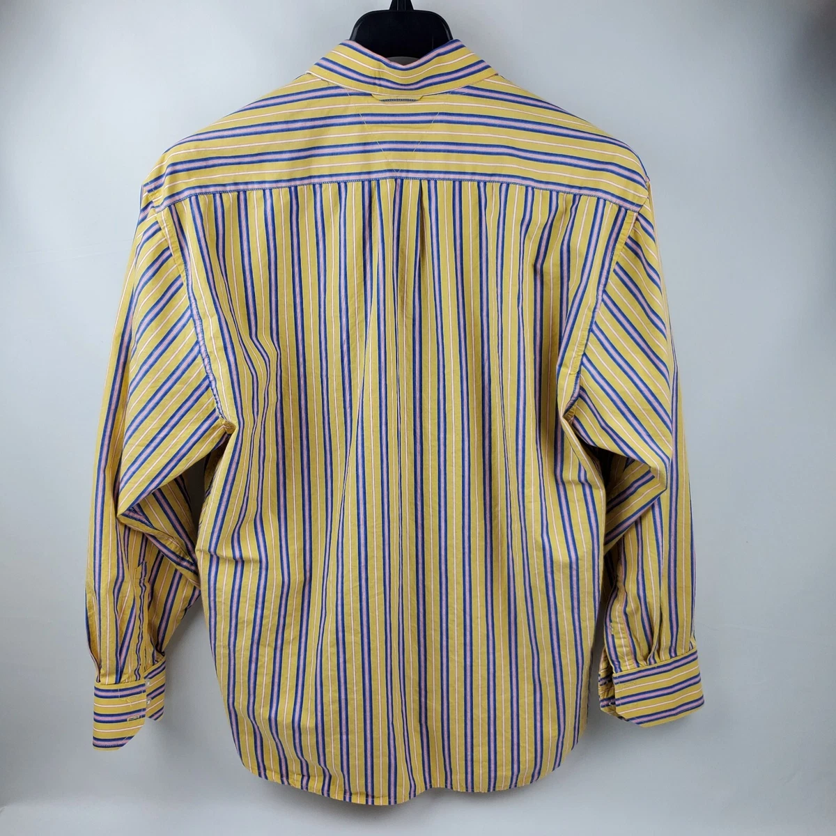 Yellow and white hotsell button up shirt