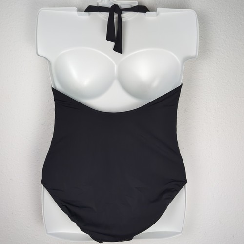 Gap Body Women's Swimsuit XL Black One Piece Halter - Picture 4 of 10