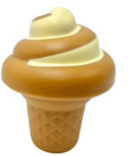 Play Food Vanilla Caramel Swirl Ice Cream Cone Mint