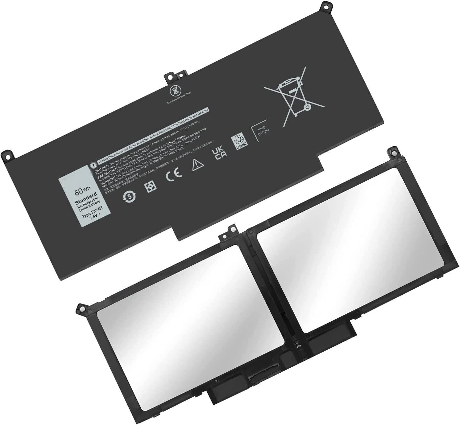 Batterie ordinateur portable Dell Latitude E7480 E7280 E7380 F3YGT