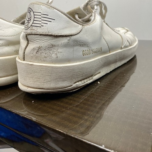 Golden Goose GGDB Stardan Leather Low Trainers Sneakers Shoes Men's 42 - Picture 12 of 13