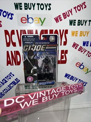 G.I.JOE PURSUIT of COBRA (POC, 30th): SNAKE EYES - NINJA COMMANDO RENEGADES  