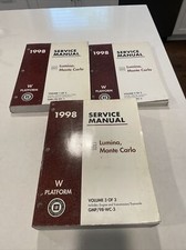 1998 Chevrolet Monte Carlo Lumina Factory Service Repair Manual 3 Volume Set
