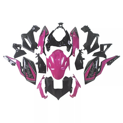 Fairing Kit Bodywork for Kawasaki Z400 2018-2020 Injection Fairings Pink Black