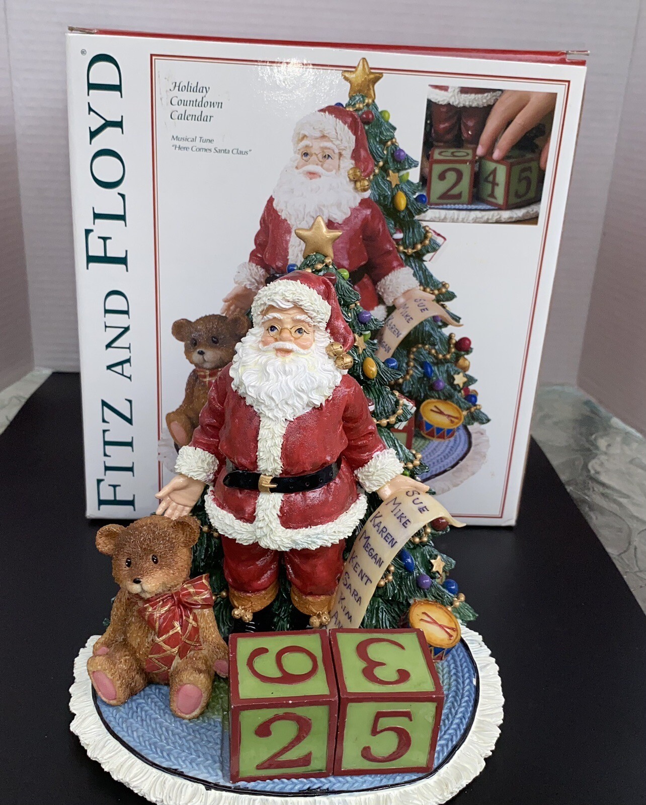 Fitz and Floyd Santa Countdown Calendar Christmas Blocks Musical Here Comes – ASA College: Florida fitz-and-floyd-santa-countdown-calendar-christmas-blocks-musical-here-comes-asa-college-florida