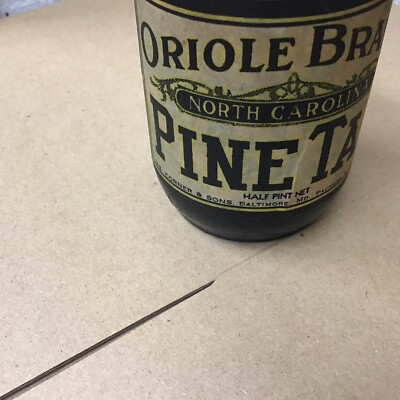 1930's Vintage Oriole Brand Baseball Pine Tar As Used Babe