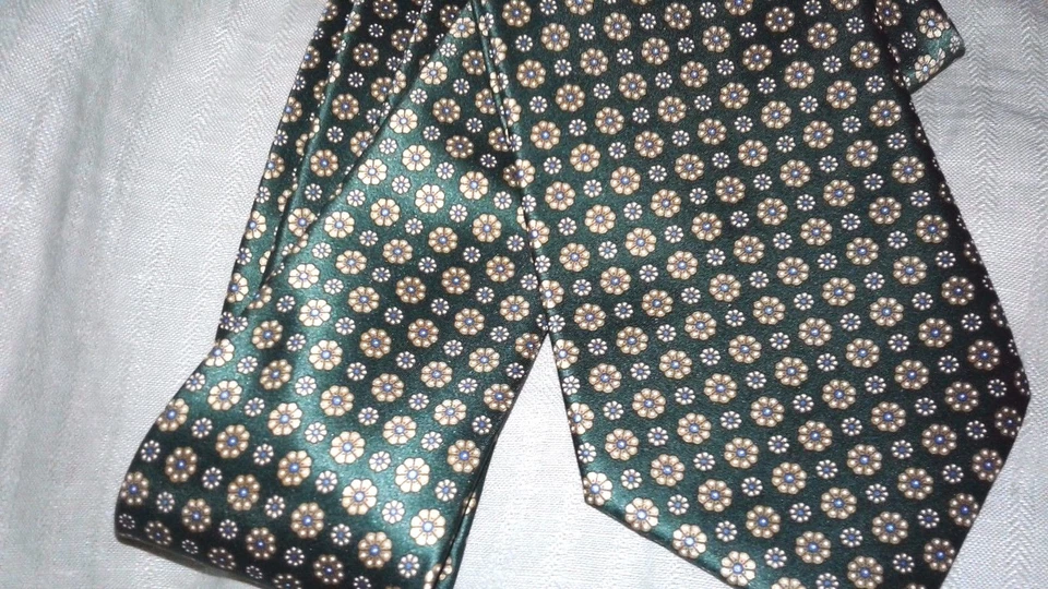  Corbata STEFANO RICCI 100 % seda clásica hecha a mano en Italia Foto 3 de 4