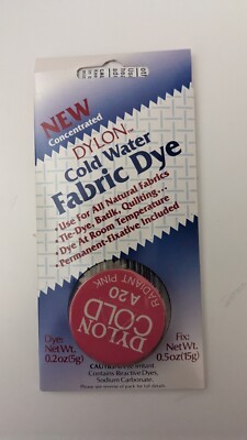 Vintage New Dead stock Dylon Cold Water Fabric Dye