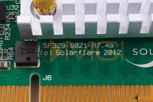 SOLARFLARE DUAL PORT 10GBE ENTERPRISE SERVER ADAPTER LOW PROFILE SF329-9021-R7 - Picture 5 of 5