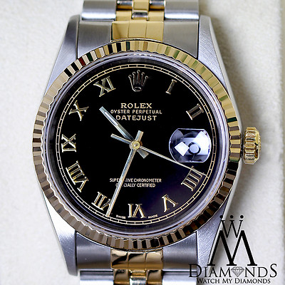 datejust 2 black dial