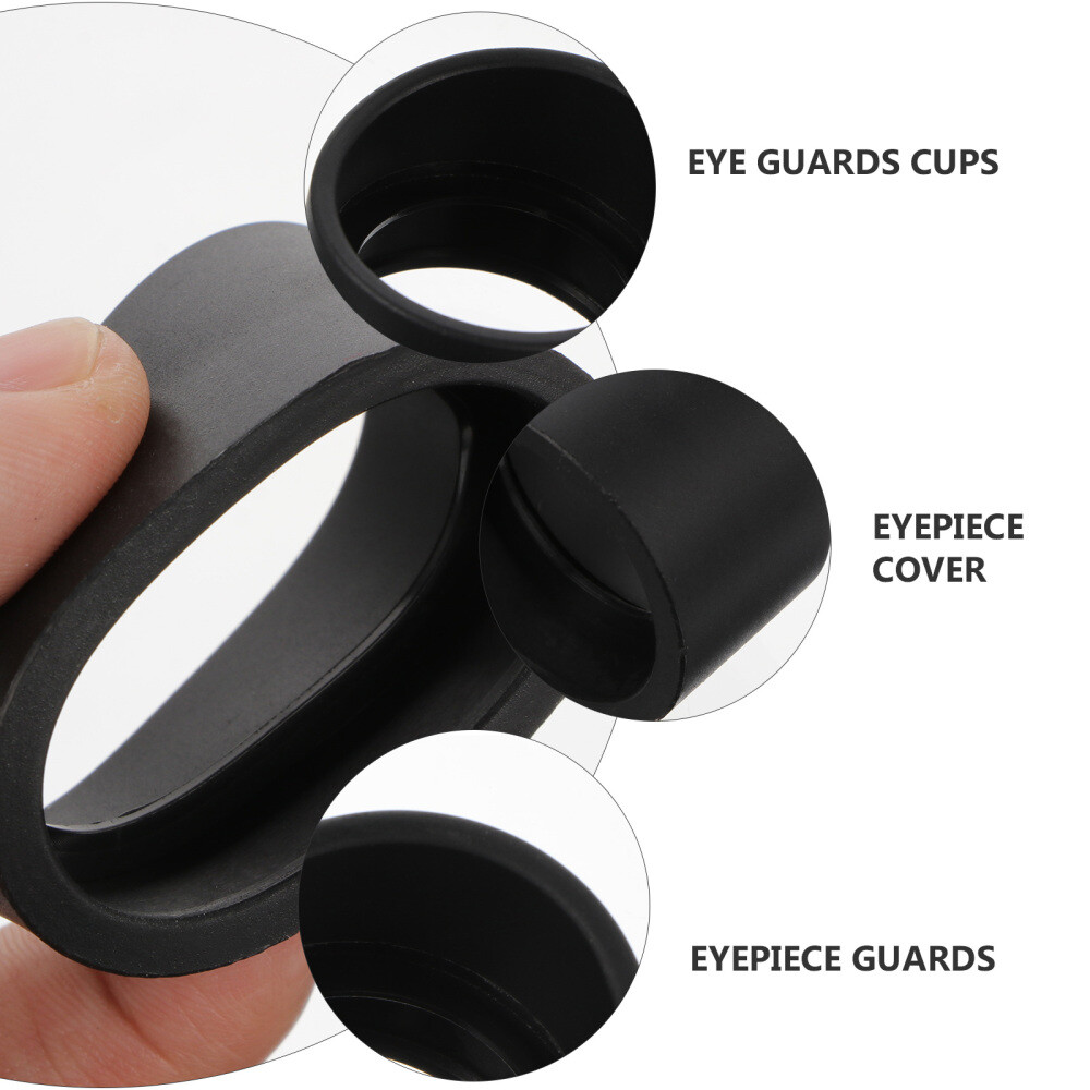 2Pcs Eyepiece Cover Rubber 33mm Eye Guards Cups for Binocular Microscope eBay