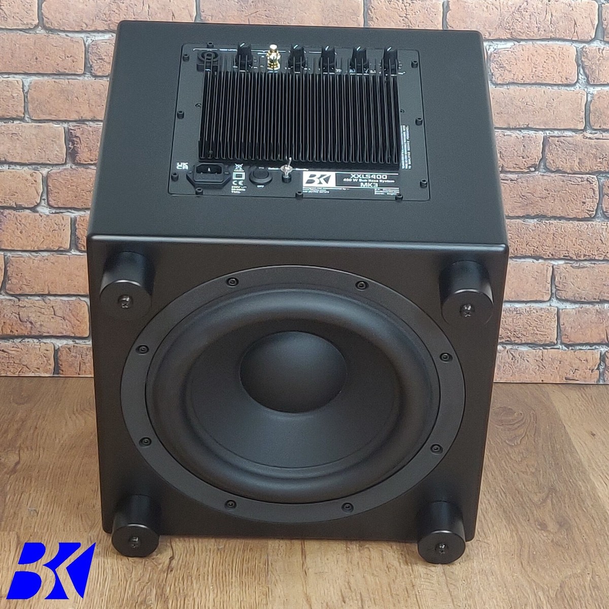 BK Electronics XXLS400-DF 400 W Subwoofer Black for sale online