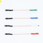 Turntable Headshell Cable Set HQ 5N PERFECT CRYSTAL OCC - Approx. 50mm - NEW