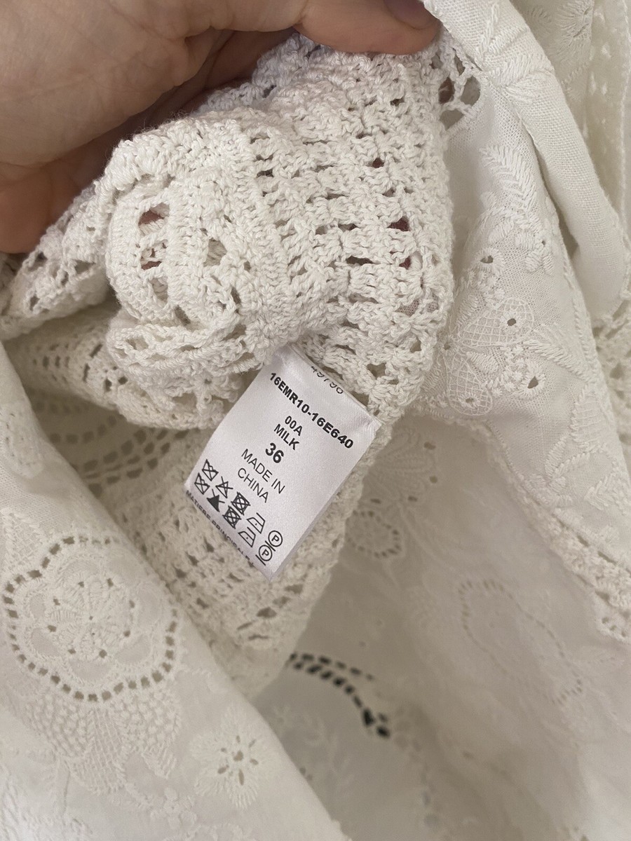 white christmas dresses Chlo Chloe White Crocheted lace mini dress Ladies  Afashionistastore