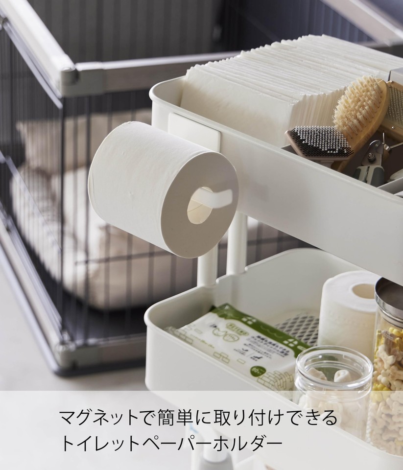 Toilet Paper Holder White Approx. W14 x D7.2 x H7.5cm Tower