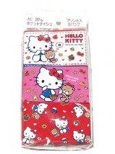 Hello Kitty 6pcs individual packs of Pocket Tissue 1 whole pack Made in Japan
