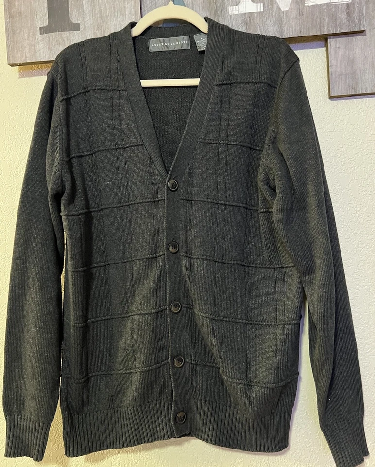 Cárdigan Oscar De La Renta para hombre, talla M Foto 3 de 4