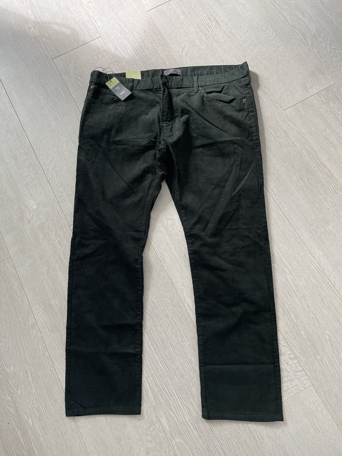 Marks \u0026 Spencer Mens Black Corduroy 