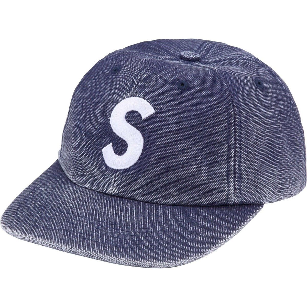 SUPREME PIGMENT S LOGO 6-PANEL NAVY | eBay