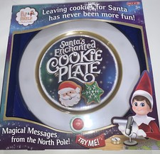 the elf on the shelf a christmas tradition Santas Enchanted Cookie Plate
