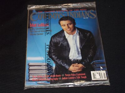 #ad #ad 1998 MAY COWBOYS amp; INDIANS MAGAZINE MATT LEBLANC FRONT COVER E 12210 $45.00