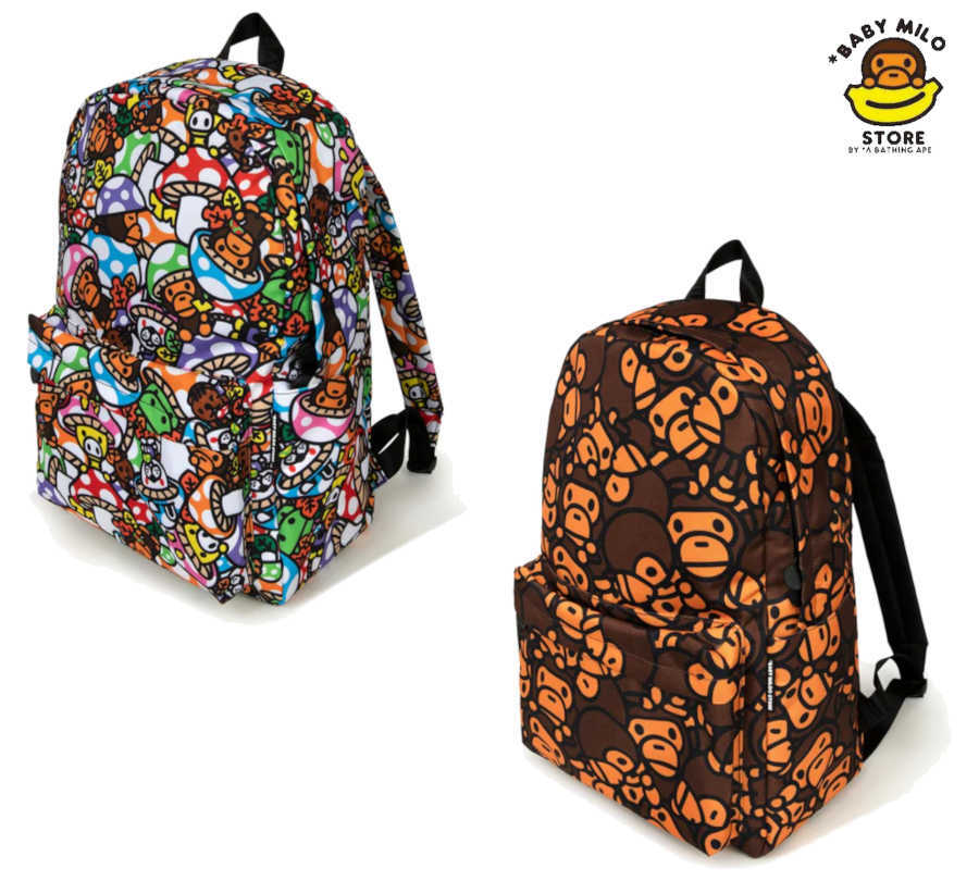 Baby Milo Store By A Bathing Ape Large Backpack 2024 FW ALL Baby Milo Store By A Bathing Ape Large Backpack 2024 FW ALL