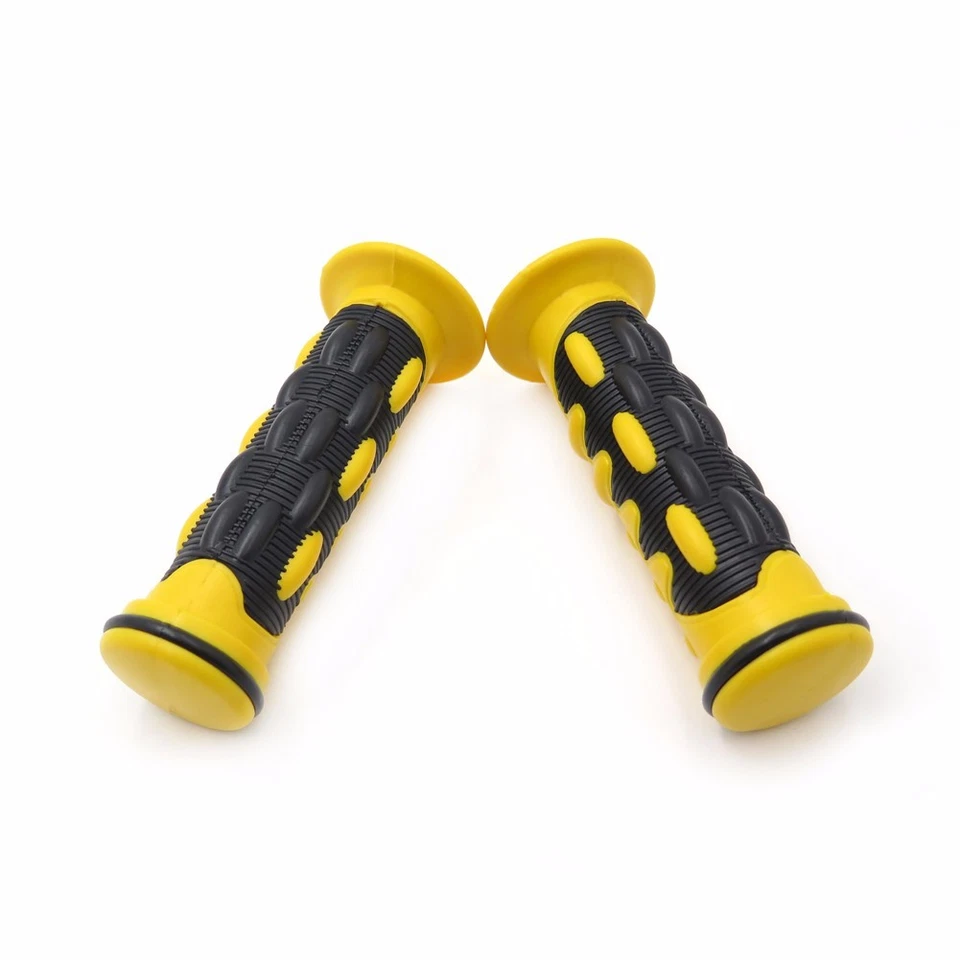 Comfort Yellow Gel Hand Grips 22mm 7/8" For Sportsbike Motorcycle ATV KTV Honda Foto 4 de 4