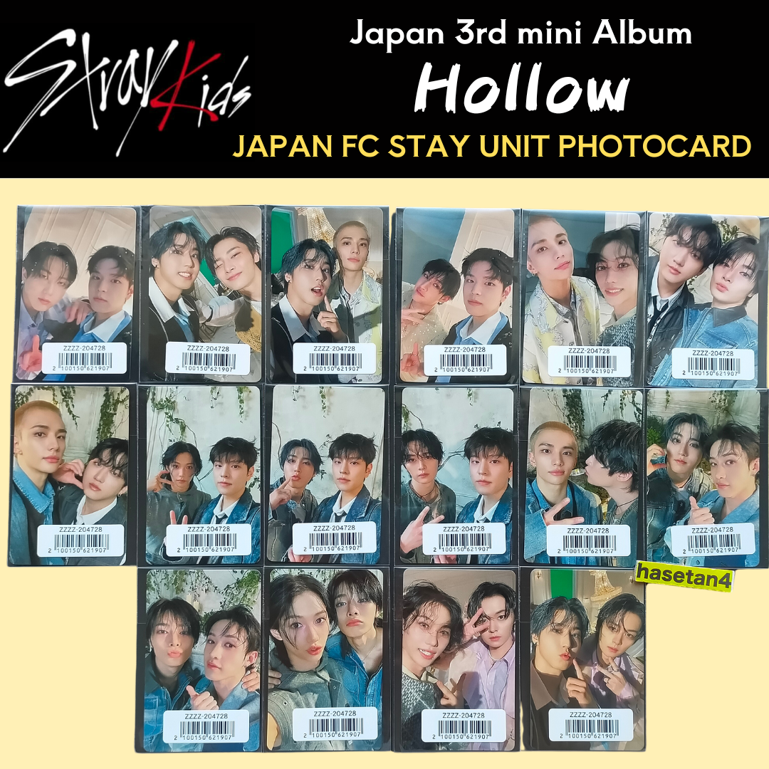 STRAY KIDS JAPAN 3rd MINI ALBUM Hollow STAY FC POB UNIT