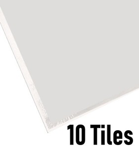 Suspended Ceiling Tiles 595x595 X 7mm Easyclean Wipeable Satin