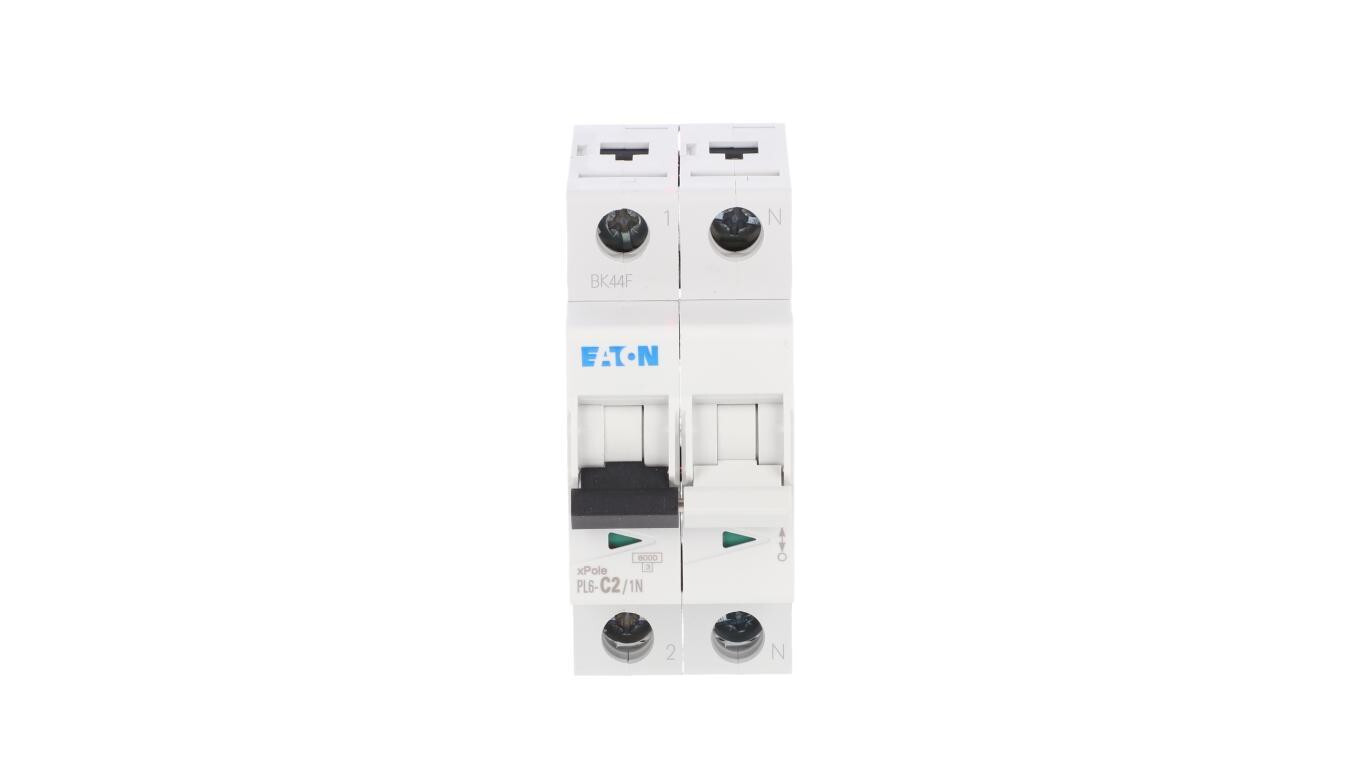 Circuit breaker 1P+NC 2A 6kA AC PL6-C2/1N 106029 /T2UK