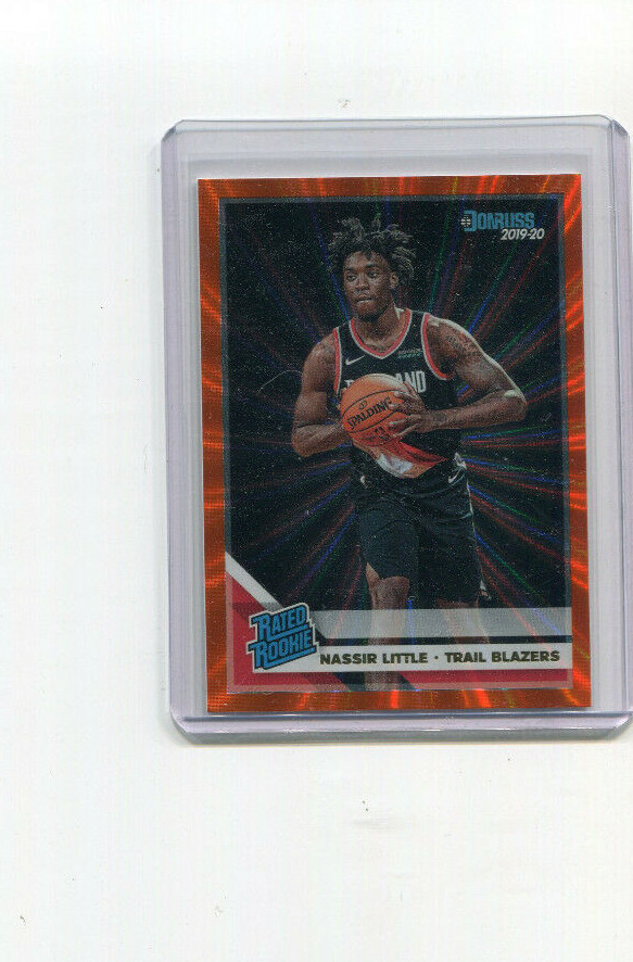 2019-20 Donruss Orange Laser Rated Rookie Nassir Little Rookie
