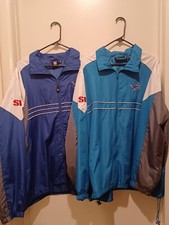 2 X Detroit Lions Sports Illustrated Wind Breaker Jackets - Size XL - SEE PHOTOS