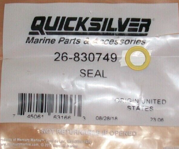 MERCURY MERCRUISER OEM LOWER UNIT GEAR CASE SEAL 26-8M0204693 26