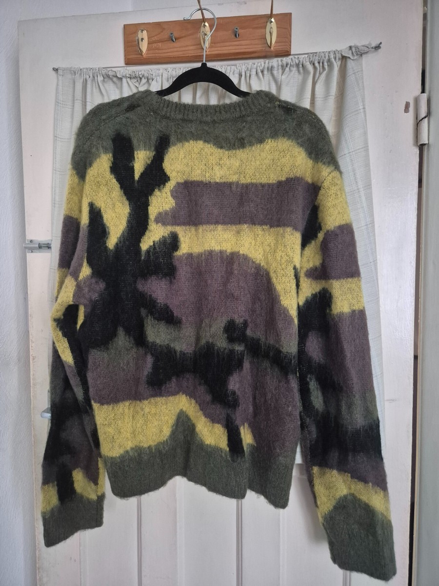 Corteiz Mohair Knit Gutta Camo カモフラージュ Corteiz Mohair Knit Gutta Camo - Foooound
