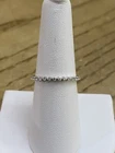 ZEGHANI Designer Signed 925 Sterling Silver - Vintage CZ Band Ring Sz 7.25