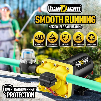 #ad RV Water Pump 6.0GPM 45PSI Self Priming Diaphragm with Pressure Switchamp;Strainer $59.99