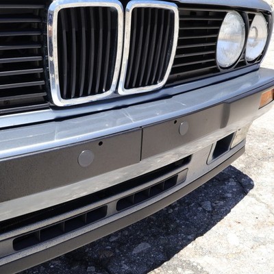 BMW E30 Front Bumper License Plate Plugs Pair Perfect Snap In Fitment
