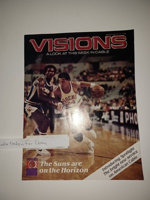 Visions Cable Guide Phoenix AZ September 6, 1981 FIRST ISSUE, Phoenix Suns