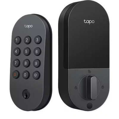 Tapo DL100 Smart Wi-Fi Deadbolt Door Lock-Keyless Tactile Buttons, App-Controlle